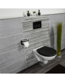 TOILETROLHOUDER PLANCHET ZWART