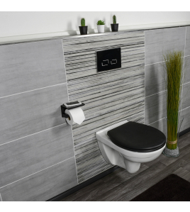 TOILETROLHOUDER PLANCHET ZWART TOILETROLHOUDER PLANCHET ZWART
