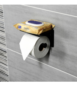 TOILETROLHOUDER PLANCHET ZWART TOILETROLHOUDER PLANCHET ZWART