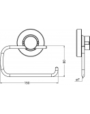 3IN1 TOILETROLHOUDER STYLE CH