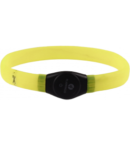 HALSBAND LED ILONA GEEL 35-64CM 7MM