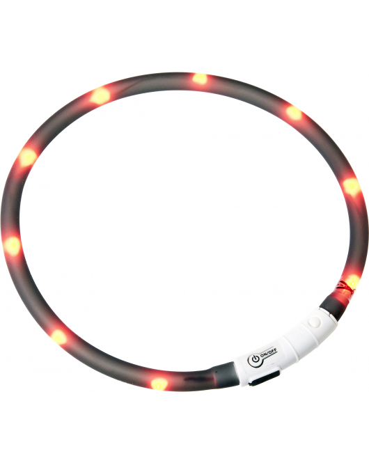 HALSBAND LED NERA ZWART 20-70CM 16MM