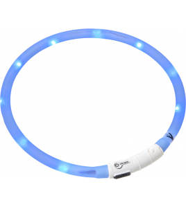 HALSBAND LED NERA BLAUW 20-70CM 16MM