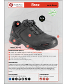 BAAK BRAX S3 LAAG ZWART + KRUIPN. BOA 
