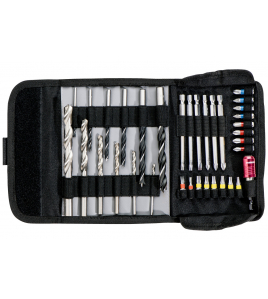 METABO BIT- EN BORENSET, 35-DELIG IN ROLTAS METABO BIT- EN BORENSET, 35-DELIG IN ROLTAS
