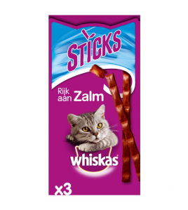 WHISKAS STICKS 18 G ZALM