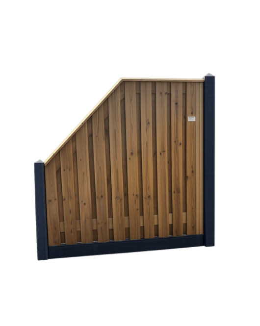 TUINSCHERM DE VILT GEIMPREGNEERD GRENEN SCHUINAFLOPEND 180X90/180CM 21 PLANKS TUINSCHERM DE VILT GEIMPREGNEERD GRENEN SCHUINAFLOPEND 180X90/180CM 21 PLANKS