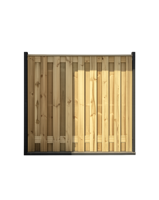 TUINSCHERM DE VILT GEIMPREGNEERD GRENEN 180X180CM 17 PLANKS RECHT TUINSCHERM DE VILT GEIMPREGNEERD GRENEN 180X180CM 17 PLANKS RECHT