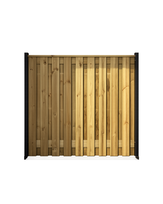 TUINSCHERM DE VILT GEIMPREGNEERD GRENEN 180X180CM 19 PLANKS RECHT TUINSCHERM DE VILT GEIMPREGNEERD GRENEN 180X180CM 19 PLANKS RECHT