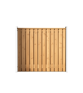 TUINSCHERM DE VILT DOUGLAS 180X90CM 23 PLANKS RECHT