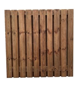 TUINSCHERM DE VILT NOBIFIX 180X130CM 21 PLANKS RECHT