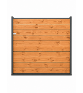 TUINSCHERM DOUGLAS BLOKHUTPROFIEL INCL ALUMINIUM AFDEK
