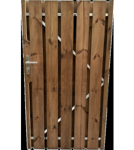 TUINPOORT NOBIFIX ROBUUST 100X200CM STALEN FRAME INCL RVS BESLAG