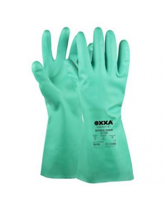 OXXA NITRILE-CHEM 41-200, GROEN, 10