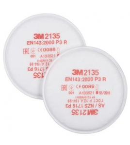3M&#8482; STOFFILTER 2135, P3 R 2 STUKS (DOOS INHOUD IS 20 STUKS)