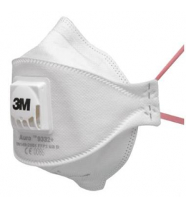 3M FIJNSTOFMASKER FFP3S + VENTIEL,9332+