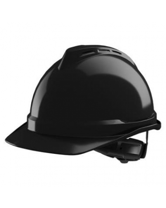 MSA HELM V-GARD 500 ONGEV.FAS-TRAC ZWART