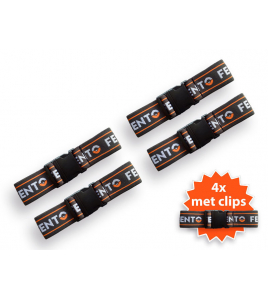 SET ELASTIEKEN MET CLIP VOOR FENTO KNIEBESCHERMER 400 EN 400 PRO / MAX SET ELASTIEKEN MET CLIP VOOR FENTO KNIEBESCHERMER 400 EN 400 PRO / MAX