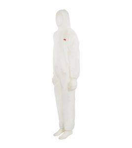 WEGWERPOVERALL, 2XL, MAAT 42-44, WIT, 3M