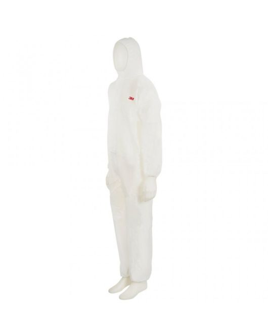 WEGWERPOVERALL, 2XL, MAAT 42-44, WIT, 3M
