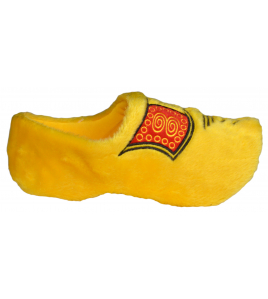 KLOMP SLOF PLUCHE GEEL 
