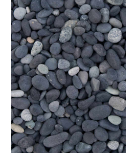 BEACH PEBBLES ZWART 5/8MM 0,7M&#179;