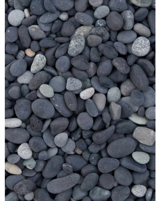 BEACH PEBBLES ZWART 5/8MM 0,7M³