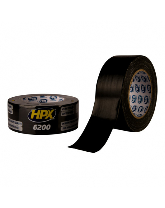 HPX PANTSERTAPE - ZWART 48MM X 25M