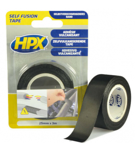 HPX ZELFVULKANISERENDE TAPE - ZWART 25MM X 3M HPX ZELFVULKANISERENDE TAPE - ZWART 25MM X 3M