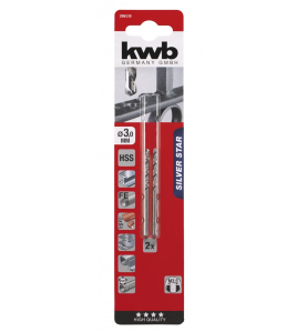 2 HSS BOREN SILVER STAR 3.0 MM KAART