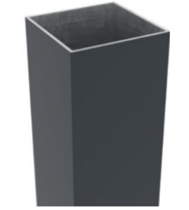 BOSTON ALU POORTPAAL 90X90MM DIKTE 4 MM HOL L-275CM RAL7016