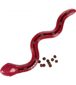 HS TPR SNEAKY SNAKE BORDEAUX 42X10,5X5CM