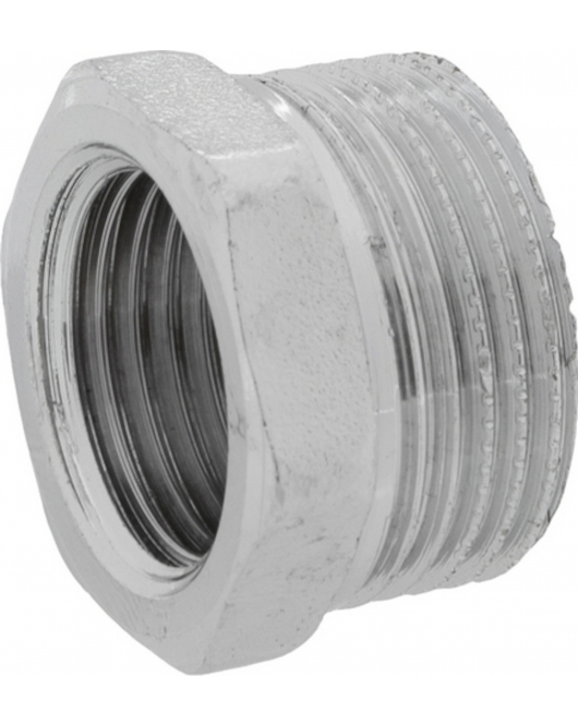 SV DRAAD RECHT VERLOOP 3/4"M X 1/2"F CHROOM