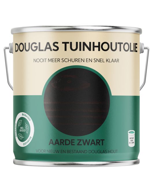 HERMADIX DOUGLAS TUINHOUTOLIE AARDE ZWART - 2.5 LTR HERMADIX DOUGLAS TUINHOUTOLIE AARDE ZWART - 2.5 LTR