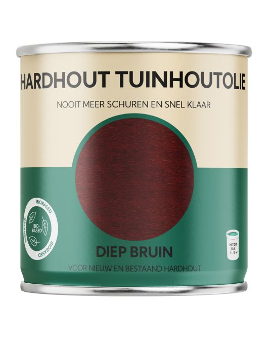 HERMADIX HARDHOUT TUINHOUTOLIE DIEP BRUIN - 0.75 LTR HERMADIX HARDHOUT TUINHOUTOLIE DIEP BRUIN - 0.75 LTR