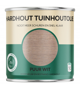 HERMADIX HARDHOUT TUINHOUTOLIE PUUR WIT - 0.75 LTR
