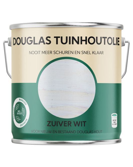 HERMADIX HARDHOUT TUINHOUTOLIE PUUR WIT - 2.5 LTR HERMADIX HARDHOUT TUINHOUTOLIE PUUR WIT - 2.5 LTR