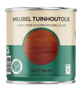 HERMADIX MEUBEL TUINHOUTOLIE LICHT BRUIN - 0.75 LTR