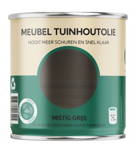 HERMADIX MEUBEL TUINHOUTOLIE MISTIG GRIJS - 0.75 LTR