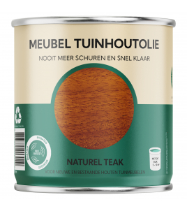 HERMADIX MEUBEL TUINHOUTOLIE NATUREL TEAK - 0.75 LTR