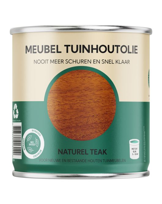 HERMADIX MEUBEL TUINHOUTOLIE NATUREL TEAK - 0.75 LTR HERMADIX MEUBEL TUINHOUTOLIE NATUREL TEAK - 0.75 LTR