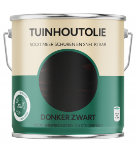 HERMADIX TUINHOUTOLIE DONKER ZWART - 2.5 LTR