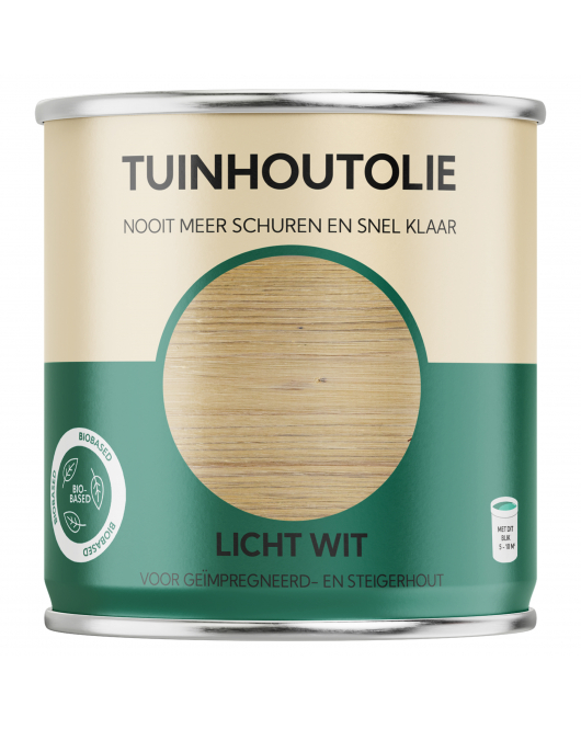 HERMADIX TUINHOUTOLIE LICHT WIT - 0.75 LTR
