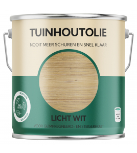 HERMADIX TUINHOUTOLIE LICHT WIT - 2.5 LTR