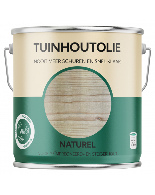 HERMADIX TUINHOUTOLIE NATUREL - 2.5 LTR