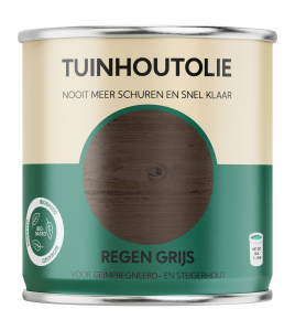HERMADIX TUINHOUTOLIE REGEN GRIJS - 0.75 LTR