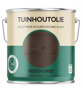 HERMADIX TUINHOUTOLIE REGEN GRIJS - 2.5 LTR