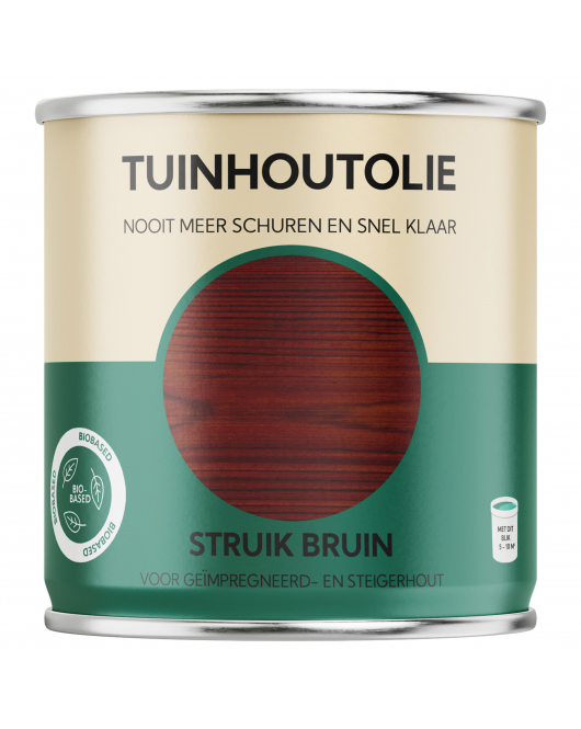 HERMADIX TUINHOUTOLIE STRUIK BRUIN - 0.75 LTR