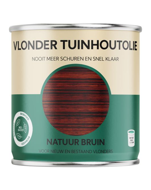 HERMADIX VLONDER TUINHOUTOLIE NATUUR BRUIN - 0.75 LTR