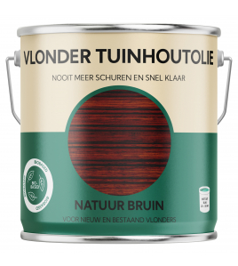 HERMADIX VLONDER TUINHOUTOLIE NATUUR BRUIN - 2.5 LTR